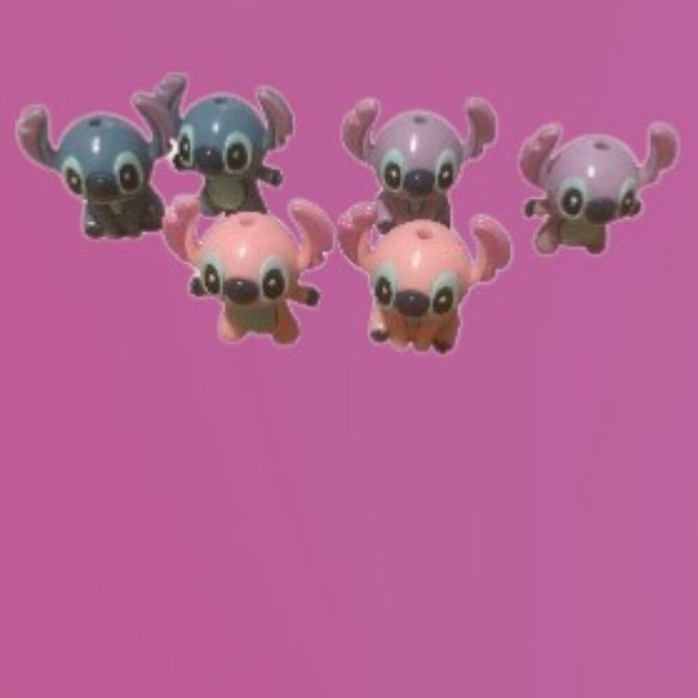 Disney Stitch 3D Silicone Beads